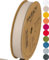 Halbach Seidenbänder Baumwollband 20 mm x m, Bänder zum Basteln als Meterware, Stoffband für Dekorationen, Webband 100% Baumwolle DIY Handwerk, Schrägband Näharbeiten, Farbe: linen, 24500