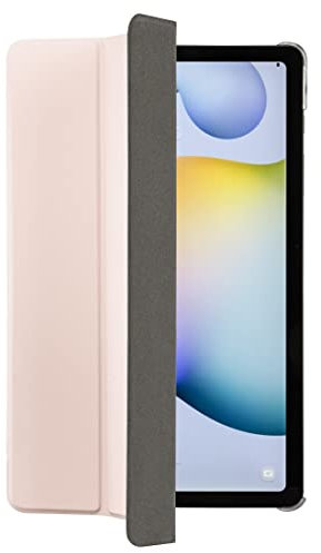 Hama Fold Clear Bookcase Samsung Galaxy Tab S6 Lite Rosa, Transparent Tablet Tasche, modellspezifisc