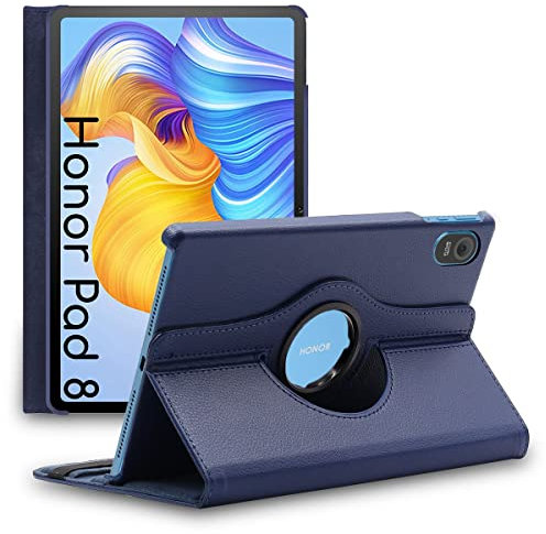 ebestStar - Cover per Honor Pad 8, Custodia Protezione Rotazione 360, Pelle PU, Blu scuro