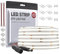 BTF-LIGHTING FCOB COB Natürliches Weiß 4000K Flexibel Hohe Dichte Licht dimmbare LED-Streifen CRI90 + 10M 336LEDs/m DC24V 8W/M 8mm Breite biegsam FOB LED-Band für DIY Innenbeleuchtung Projekte