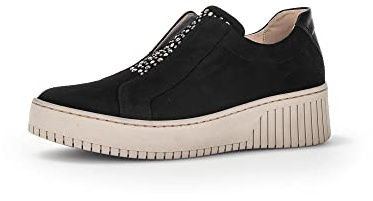 Gabor Damen Low-Top Sneaker, Frauen Halbschuhe,Wechselfußbett,Best Fitting