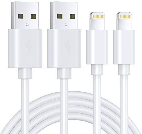 iPhone Ladekabel,Lightning Kabel [2Pack1M] MFi-Zertifiziert iPhone Kabel iPhone USB Kabel Für Apple iPhone 14 13 Pro Max Mini XS XR X 8 7 6 6s Plus 5 SE, iPad Air(Weiß)