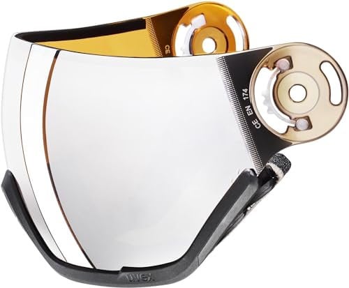 uvex Wanted Ersatz-Visier (54-62 cm, 0005 mirror silver/lasergold lite (S3))