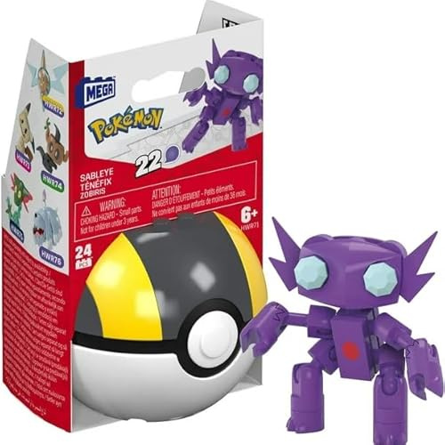 Mega Brands Pokemon Construx in Pokeball Evergreen & Generations - (Sableye)