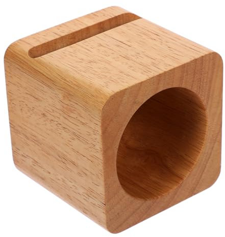 GRIRIW supporto per cellulare supporto da tavolo per telefono in legno amplificatore senza spina di legno telaio del tavolo tappo porta cellulare Bambù