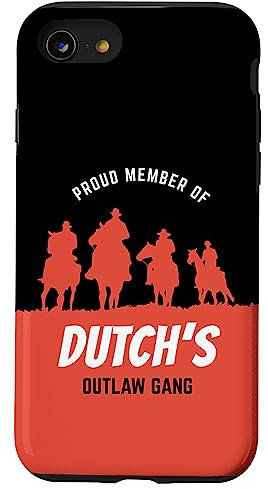 iPhone SE (2020) / 7 / 8 Dutch's Gang - Red Horse & Cowboy Adventure - Gamer Case