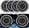 Andibro Car Coasters for Cup Holders, 2.75in Auto Non-Slip Cup Mats, Anti Dust Cup Holder for Car Coaster Dustproof Cup Holder Insert Coaster Universal Interior Decor Car Accessories(White)