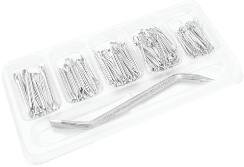 Performance Tool 1536 145 pc. Cotter Pin Set w/Removal Tool, Galvanized Steel, Steel Removal Tool, Storage Case
