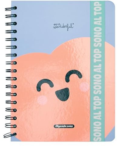 Mr. Wonderful - Wochenplaner 2025 - Ich bin top - Enthält 8 Blatt Aufkleber und Blöcke mit Haftnotizen in verschiedenen Formen