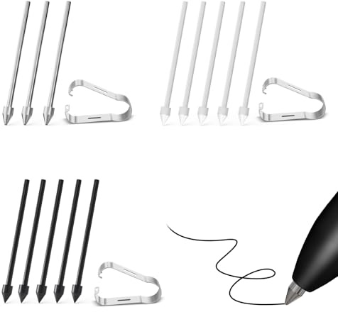 SSS·GRGB S Pen Ersatzspitzen für Tab S9–S6, Note20, S25–S21 Ultra, 13 Stück | 3 Titanspitzen + 10 Standardspitzen, papiernahes Schreibgefühl, langlebig und präzise für Notizen, Skizzen und Zeichnungen