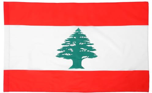Alipis Lebendige Libanesische Flagge Für Außenbereich Feiern Messen Schulveranstaltungen Willkommenszeremonien Dekorationen Drinnen Und Draußen Masthülse Für Einfache Befestigung