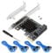 Ziyituod 4-Port SATA-Karte, PCIe 3.0 zu SATA – Non-RAID, Systemstartfähig – Plug & Play – Unterstützt 4 SATA-3.0-Geräte inkl. 4 Kabeln & Low-Profile-Halterung (ASM1064-Chipsatz)