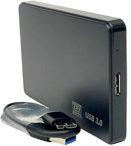 Disco Duro Externo SSD 120GB 520Mb/s USB 3.0 Alta Velocidad 120GB 2.5 SATA Compatible con Todos los Sistemas Operativos y Consolas de Videojuegos y TV + Carcasa y Cable USB 3.0 51SSD120_