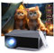 Proyector con Bluetooth y WiFi, Soporte Nativo 1080P 4K, 18000 lúmenes, proyector portátil de Cine en casa, tamaño de proyección de 30 a 300 Pulgadas, Compatible con iOS/Android/portátil/HDMI/PC/TV