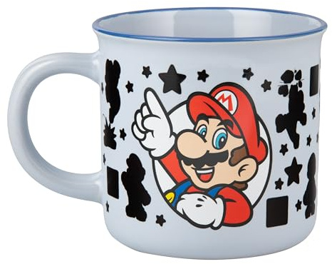 Super Mario Thermoeffekt-Tasse – Offiziell lizenziertes Super Mario-Produkt | Thermoeffekt-Tasse • Enthüllt eine Mario-Szene • 350 ml Keramikdesign • Lustiger Überraschungseffekt • Nintendo Geschenk