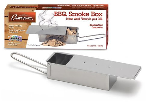 BBQ Smoker Box – Edelstahl Grill Smoke Box mit einfachem Griff und Schiebedeckel – Infuse Smoke Geschmack leicht auf Grill