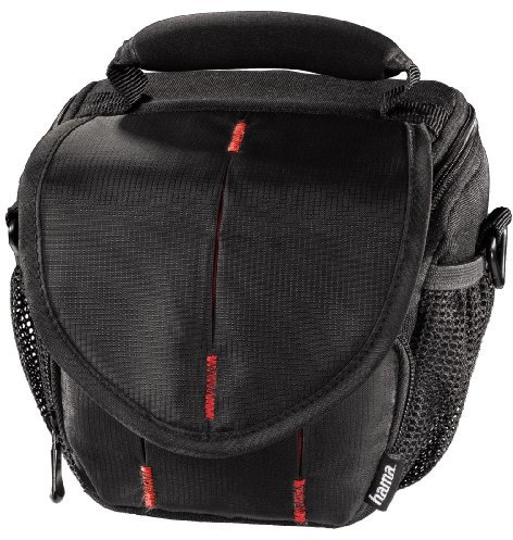 Hama Camera Bag Canberra 100 Colt - Tragetasche für Kamera und Objektive - Nylon, PolyTex, Rot, 00103683