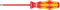 Wera 006121 Kraftform 160 VDE Insulated Screwdriver Slotted Tip 5.5mm /200mm