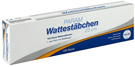 Wattestab m.Wattekopf 23 cm
