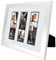 pbf PHOTO BOOTH FRAMES Bilderrahmen mit Passepartout für drei Fotoautomaten, 20,3 x 25,4 cm, Weiß, 20,3 x 25,4 cm, 3 Bilder