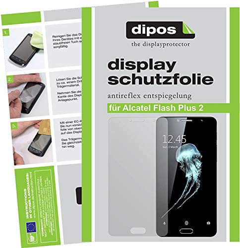 dipos I 2x Screen Protector matte compatible with Alcatel Pop Star Protection Films