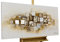 KunstLoft Leinwandbild | 100% HANDGEMALT | 120x60cm | Gemälde 'Slick as a Brick' | Abstrakt | Beige Braun | Wandbild Wohnzimmer