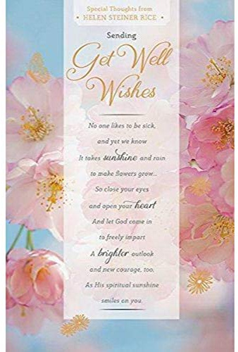 Helen Steiner Rice Get Well Wishes Card