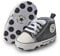 SIFANGPING Zapatos de Primeros Pasos niños Zapatos de Lona para niños Suela Blanda Zapatos de Lona Transpirables y Antideslizantes Ligeros para bebé 18 EU Gris Negro