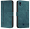Lihondar Kompatibel mit LG K20 2019 Hülle, Handyhülle LG K20 2019, Premium Leder Klappbar Schutzhülle Tasche Wallet mit Brieftasche [Ständer] [Standfunktion] Cover Flip Case Klapphülle (Grün)