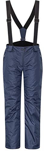 icefeld Damen Winterhose/Thermohose/Schneehose PFC frei Marineblau in L