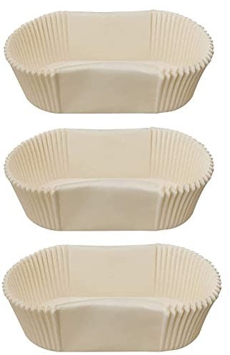 Jojomino 120 Stück fettdichte Kastenformen, gerader , Backpapier, antihaftbeschichtet, Kuchenformen, Kuchenformen, Auskleidung