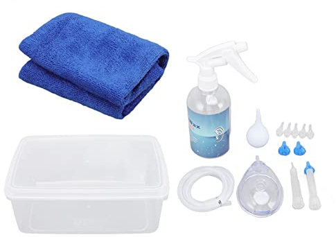 Kit per la Pulizia delle Orecchie, di Flaconi Spray per Lavaorecchie da 500 Ml, Previene i Blocchi di Cerume e Cura L'udito