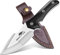 SMITH CHU Survival Messer Jagdmesser Feststehende Klinge, Full Tang Camping Messer, Scharf bushcraft messer 11cm Klinge mit Scheide, Outdoor Messer für Angler Jäger Abenteurer Wanderer