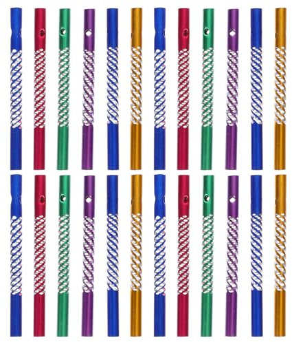 DOITOOL 150 Stück Windspielrohre zum Basteln, Aluminium-Windspielrohre, leere Rohre, Windspielzubehör, Teile, Windspiel-Set für DIY-Windspielherstellung (zufällige Farbe)