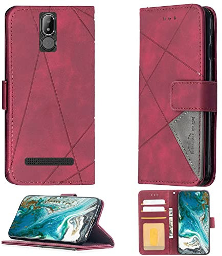 Cover per brondi Amico Smartphone S Nero Custodia Comaptibile con brondi Amico Smartphone S Nero Case Custodia Cover Supporto Premium in PU CPT36