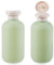 WLLHYF Lot de 2 flacons souples rechargeables en plastique avec bouchon à rabat - Accessoires de voyage pour shampooing, crèmes, lotion, après-shampoing - 200 ml