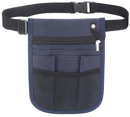 Palmetto Housewares Waist Pack, 21x16.5cm Multi-Purpose Small Tool Bag, Belt Bag, Tool Organizer (Black)