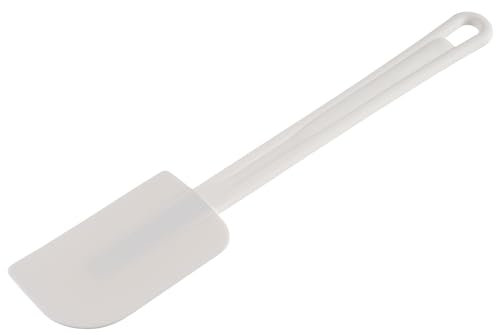 APS 88951 Espátula de repostería en blanco, longitud: 35,5 cm, silicona con agujero para colgar