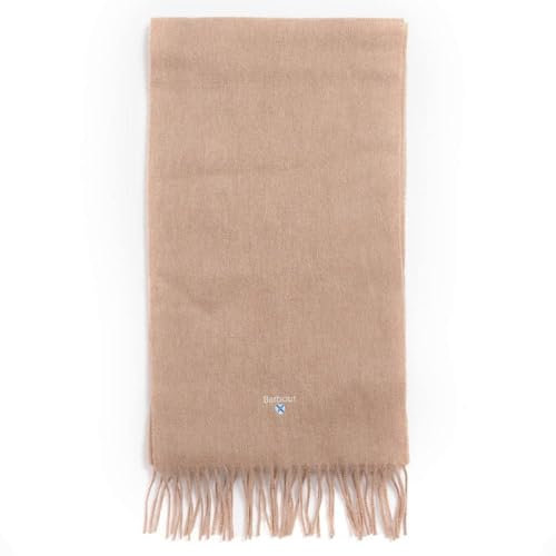 Barbour Woolen Scarf Plain Brown One Size
