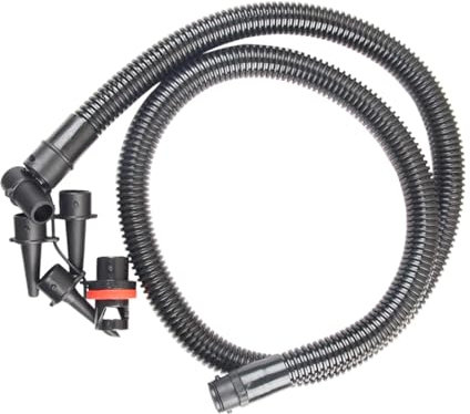 F Fityle 1.2m Black Inflation Hose for Kayak, Boat, Fishing, Pool & River - PP Material - 1 Pack