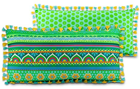 Bine Brändle - Dekokissen - Bunte Auswahl - Kissen mit Füllung - Mandalas - Bordürenliebe - Blüten - Blätter - Seerosenteich - Unterwasserwelt - Herzen - Monster - Regenbogen