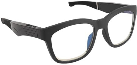 VBESTLIFE Intelligente Bluetooth-Audiobrille, Blaulicht-blockierende Sonnenbrille, Kabellose Stereo-Open-Sound-Brille, Headset-Brille mit Geräuschunterdrückung