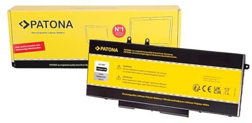 PATONA Akku kompatibel mit Dell Latitude 5400 5401 5500 5501 5410 5411 5510 5511 4GVMP 3HWPP 3551 Precision 3541 3550 3551