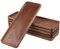 MOUYAT 6 Pack Acacia Wood Serving Platters and Trays, 30 x 10.5 cm Wooden Charcuterie Boards Wood Serving Trays, Rectangle Wooden Tray for Kitchen Counter, Bathroom, Party, Serving Food