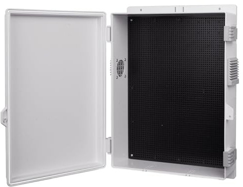 CHENGPI Verteilerkasten Außen Wasserdicht/ABS-Kunststoffgehäuse Verteilerschrank Industriegehäuse Schaltkasten/Aufputz Abzweigkasten/Elektrische Abzweigdose Ausgestattet -27.7x18.7x13cm