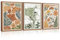 CHDITB 3PCS Blumen Leinwand Wandbilder,Blumen PflanzenWandkunst Set,Boho Blumen Wanddekoration,Bunte Matisse Wanddeko,Farbenfrohe Pflanzen Bilder Wohnzimmer Mädchen Zimmer Schlafzimmer Büro(30x40cm)