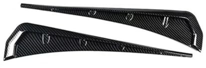 2 Piezas de alerón Lateral for Coche, alerón Lateral de Fibra de Carbono y plástico ABS, Rejilla de ventilación Decorativa, Compatible con Civic Tuning Decor(2PCS Carbon Fiber)