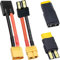 Xiatiaosann 2 Paar RC-Batterieanschluss für Traxxas-Stecker auf XT60-Stecker/Buchse Adapter für Traxxas-Stecker auf XT60 Stecker/Buchse 12 Gauge-Anschlussadapter für RC-LiPo-Akku RC Autos RC Flugzeuge