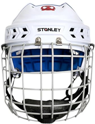 Qianly Hockey And Ice Skating Helmet with Strap, L
