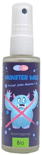 Generisch Anti-Monsterspray für Kinder - Bio-Raumspray beruhigen & angstlösen (Orange, Lavendel, Vanille) - 3 ml